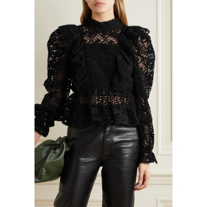 lace peplum blouse