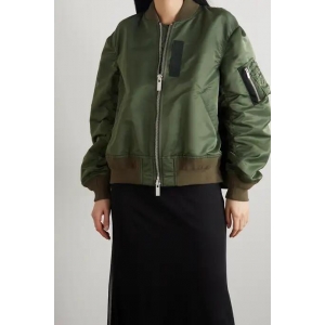 Shell bomber jacket