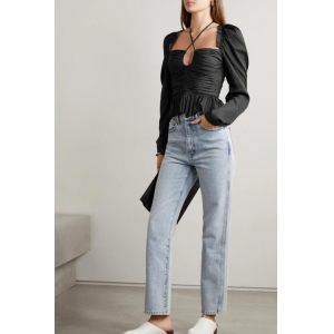 halterneck blouse